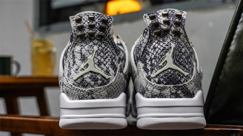 PK GOD Jordan 4 RetroSnakeskin RETAIL MATERIALS READY TO SHIP